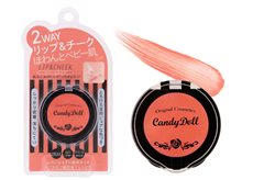 CandyDoll リップ＆チーク＜ピュアコーラル＞