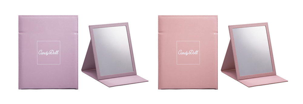 ロゴ入り大判ミラー | CandyDoll ロゴ入りミラー３点セット