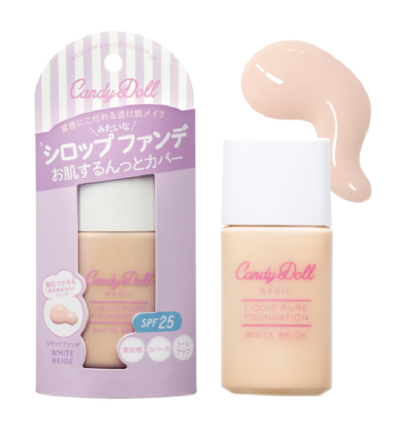 CandyDoll リキッドピュアファンデーション <ホワイトベージュ>